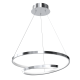 Suspension LUCERO spirale infini métal chromé LED blanc neutre 48W 2400Lm Design chic 