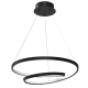 Suspension LUCERO spirale infini métal noir LED blanc neutre 48W 2400Lm Design chic