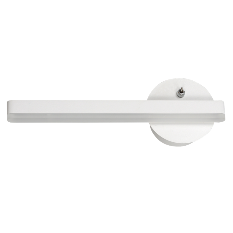 Applique murale SYDNEY barrre métal blanc déporté gauche LED blanc neutre 4000k 6W 