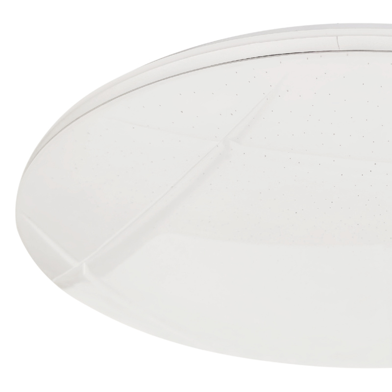 Plafonnier rond ALLISTER 48cm blanc LED 50W CCT 3000K à 6000K + télécommande 