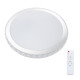 Plafonnier LAYLA rond 40cm blanc 1560Lm LED CTT 3000k à 6000k 33W dimmable avec télécommande 