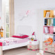 Applique murale MOTYL Papillon métal rose E27 Enfant 