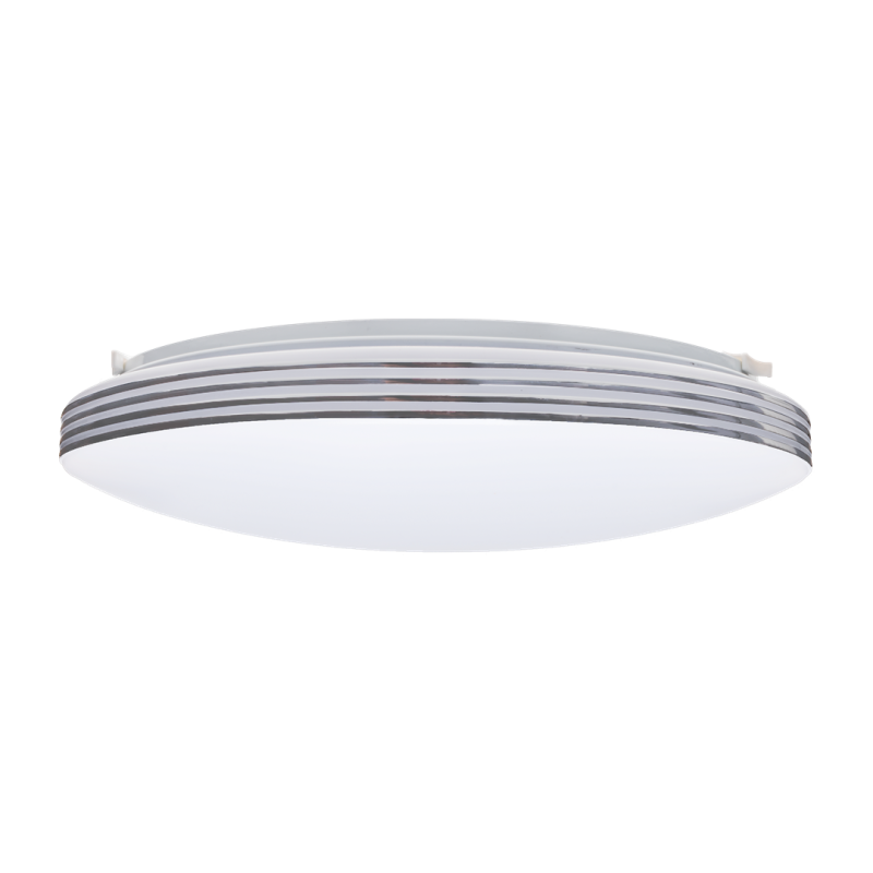 Plafonnier SIENA blanc rond 35cm 25W LED CCT 3000k à 6000k 2500Lm dimmable avec télécommande 