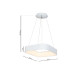 Suspension ASTRO carré blanc LED blanc neutre 4000K 1680 Lm 24W Minimaliste 