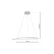 Suspension ORION anneau lumineux blanc horizontal LED 3000k 1540Lm 22W Design chic 