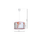 Suspension BUTTERFLIES abat-jour blanc Papillons rouge orange E27 Enfant 