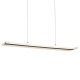 Suspension RAY rectangle lumineux noir et blanc LED 12W blanc naturel 840Lm Minimaliste 