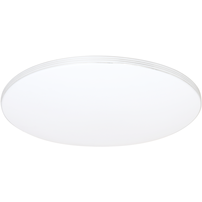 Plafonnier SIENA blanc rond 75cm 80W LED CCT 3000k à 6000k 5600Lm dimmable avec télécommande 