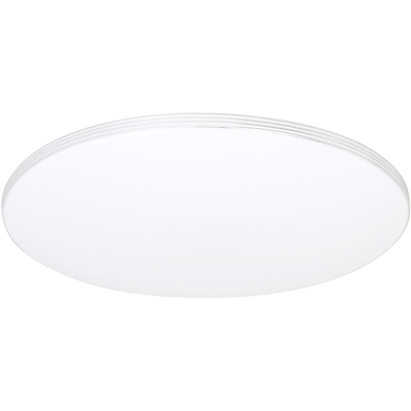 Plafonnier SIENA blanc rond 75cm 80W LED CCT 3000k à 6000k 5600Lm dimmable avec télécommande 