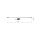 Applique murale SHINE barre métal 60cm chromé LED blanc neutre 4000k 12W IP44 