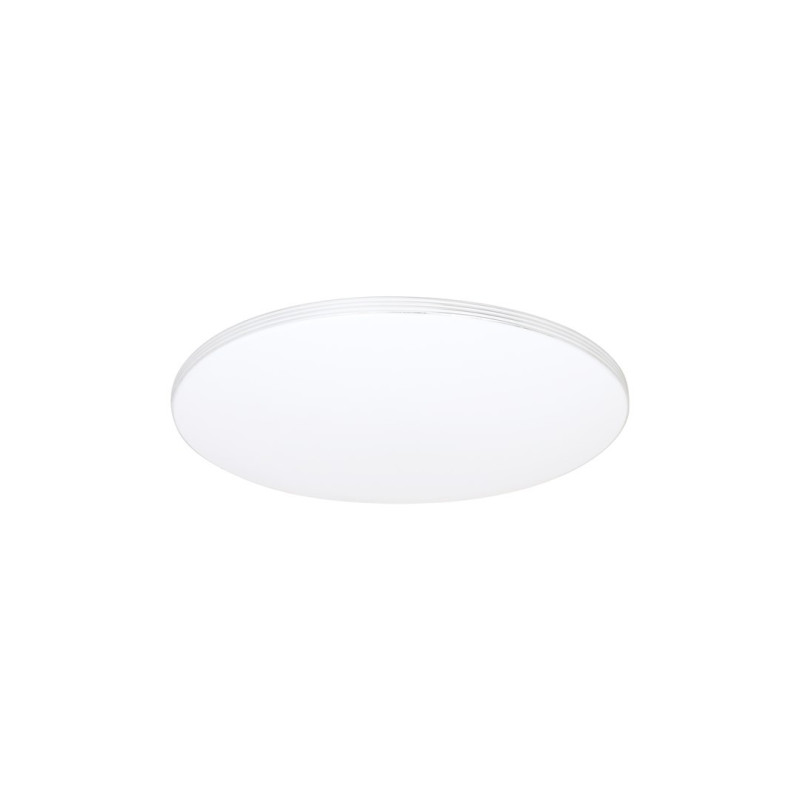 Plafonnier SIENA blanc rond 55cm 72W LED CCT 3000k à 6000k 4320Lm dimmable avec télécommande 