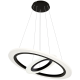 Suspension COSMO 2 anneaux lumineux blanc neutre 4000K LED 36W 2520Lm Design chic 