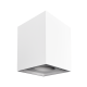 Plafonnier BIMA rectangle blanc aluminium GU10 Minimaliste 