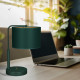 Lampe de chevet VERDE abat-jour tissu vert E27 Design chic 