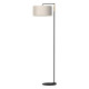 Lampadaire ATLANTA abat-jour Lin beige gris E27 Nature 