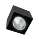 Spot en saillie PLAZA cube métal noir GU10 AR111 Minimaliste 