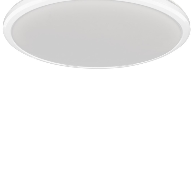 Plafonnier TERMA rond 28cm blanc LED blanc neutre 4000k 8W 1260Lm IP44  