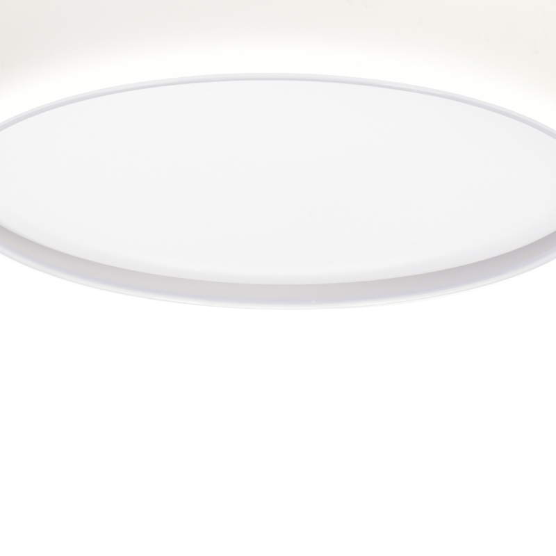 Plafonnier GEA rond 39cm métal blanc LED 36W CCT 3000k à 6000k 2520Lm dimmable Minimaliste 