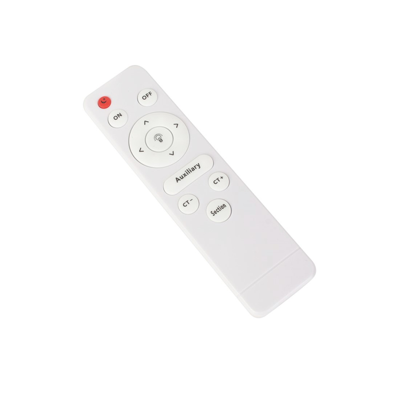 Plafonnier MEGAN rond 48cm blanc LED 48W CCT 3000k à 6000k fixe ou scintillant avec télécommande 