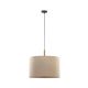 Luminaire Suspendu DEVA Design Naturel rond 50cm Lin Design Naturel