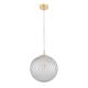 Lampe Suspendue CADIX boule verre 30cm Design chic