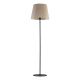 Lampadaire CHICAGO LINEN 5 abat-jour en lin beige gris 