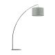 Lampadaire MOBY GREEN abat-jout tissu vert et pied métal Design Minimaliste