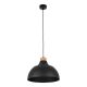 Luminaire en Suspension CAP abat-jour bol métal noir Design Vintage