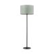 Lampadaire EARTH rond tissu vert Design Minimaliste