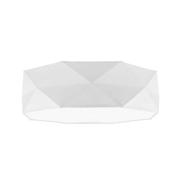 Plafonnier KANTOOR WHITE NEW 52cm tissu blanc Design chic