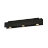 Plafonnier Design Kenno Métal 3 lampes Rectangles Noires Style Minimaliste 