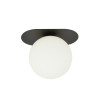 Plafonnier Design Plaza Métal une Lampe Boule Blanche Style Minimaliste 