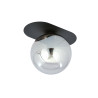 Plafonnier Design Plaza Métal une Lampe Boule Argentée Style Minimaliste 