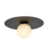 Plafonnier Design Solar Métal une Lampe Boule Cercle Blanche Style chic 