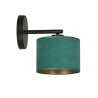 Applique Murale Design Hilde Métal une Lampe Cylindre Verte Style Moderne 