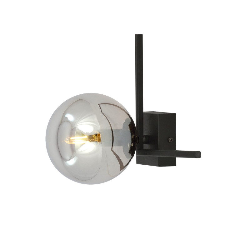 Plafonnier Design Imago Métal une Lampe Boule Argentée Style Industriel 