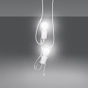 Lampe suspendue enfant BOBI 2 BLANC 2xE27 - blanc 