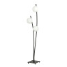 Lampe Sur Pied Design Hunter Métal 3 lampes Boules Blanches Style Chic 