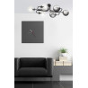 Plafonnier Design BRENDI 6 BL / MIX3 6xE14 - noir / multicolore 