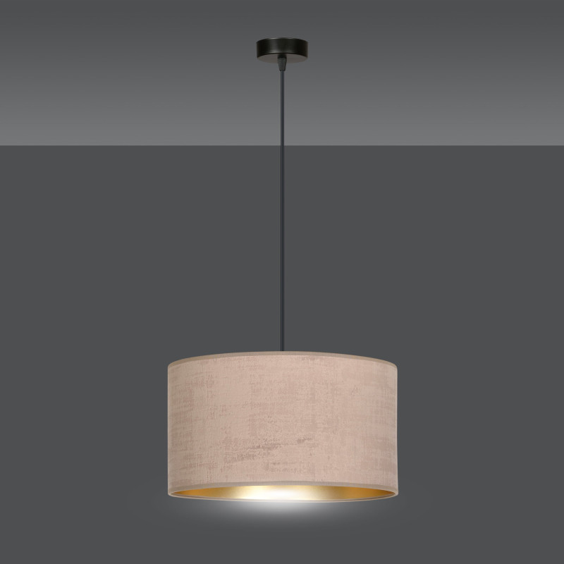 Suspension Design Hilde Métal une Lampe Cylindre Rose Style Moderne 