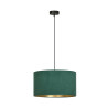 Suspension Design Hilde Métal une Lampe Cylindre Verte Style Moderne 