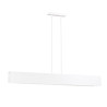 Suspension Design Gentor Métal 4 lampes Rectangles Blanches Style Minimaliste 