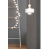 Suspension Design Tuniso Métal/Bois une Lampe Blanc Style Scandinave 