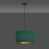 Suspension Design Hilde Métal une Lampe Cylindre Verte Style Moderne 