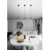 Suspension Design Cosmo Métal une Lampe Boule Argentée Style Chic 