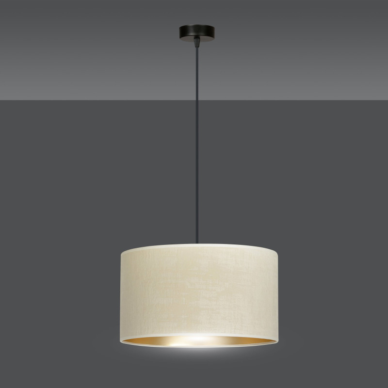 Suspension Design Hilde Métal une Lampe Cylindre Blanche Style Moderne 