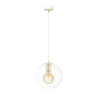 Suspension Design Albio Métal une Lampe Rond Cage Blanc Style Moderne 