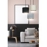 Suspension Design Hilde Métal 3 lampes Cylindres Noires, Grises et Blanches Style Moderne 