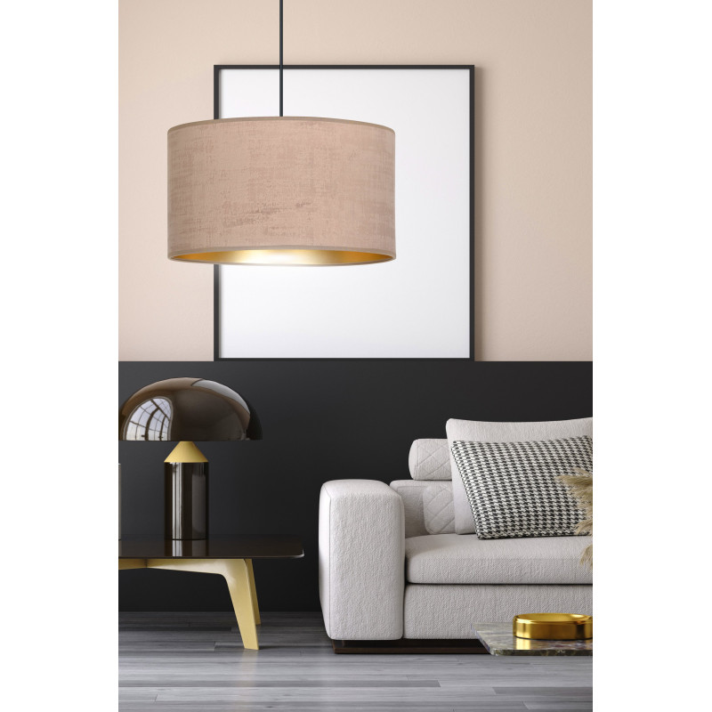 Suspension Design Hilde Métal une Lampe Cylindre Rose Style Moderne 