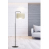 Lampe Sur Pied Design Hilde Métal une Lampe Cylindre Blanche Style Moderne 